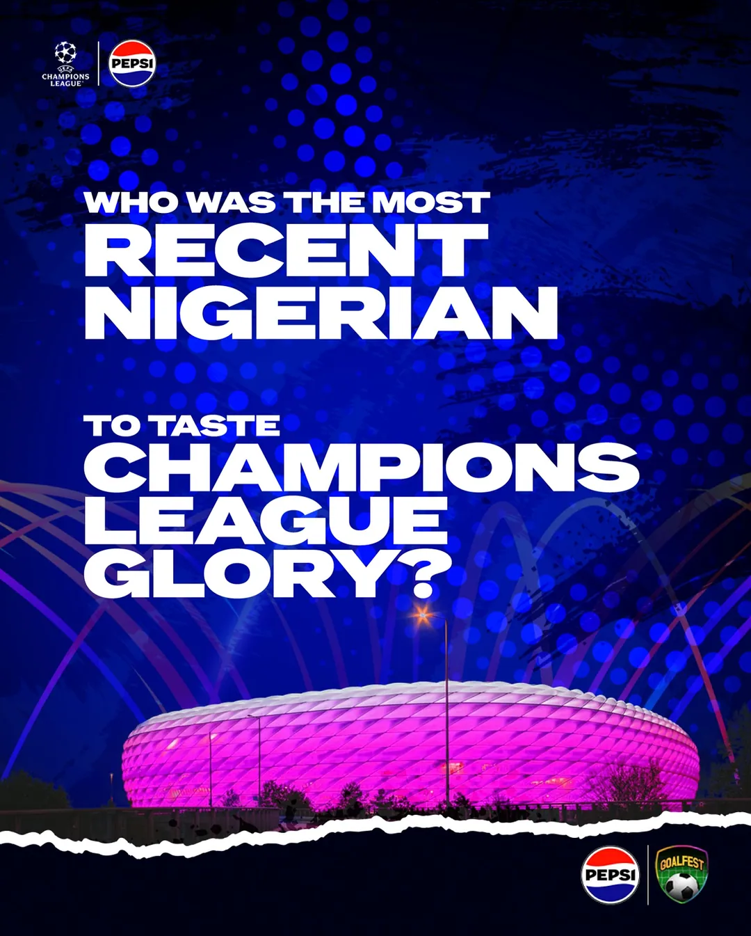 Pepsi GoalFest 2025 social post 3