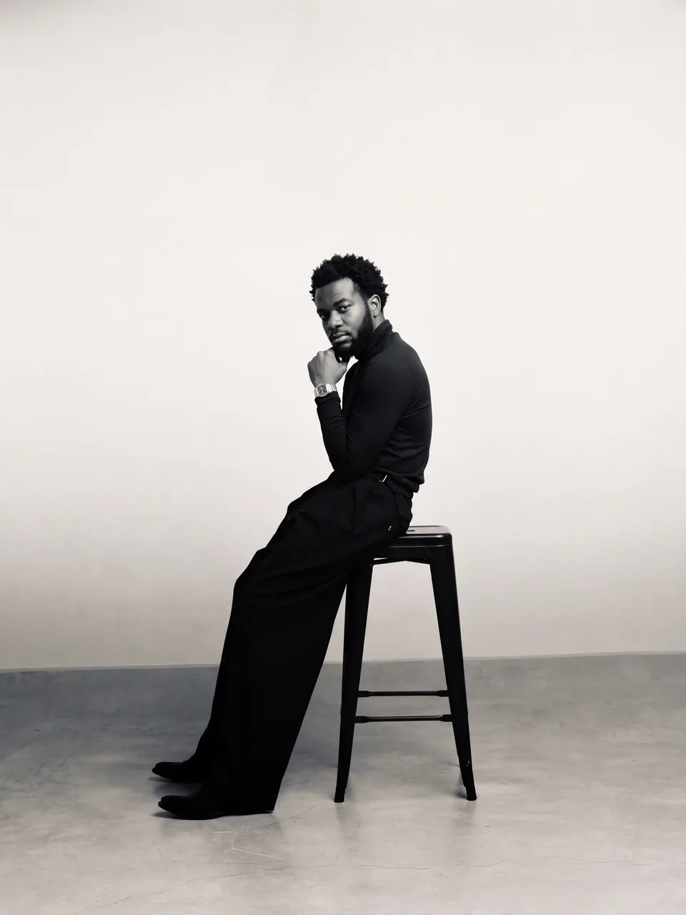 Oluwasegun Elijah Ajanaku, studio portrait